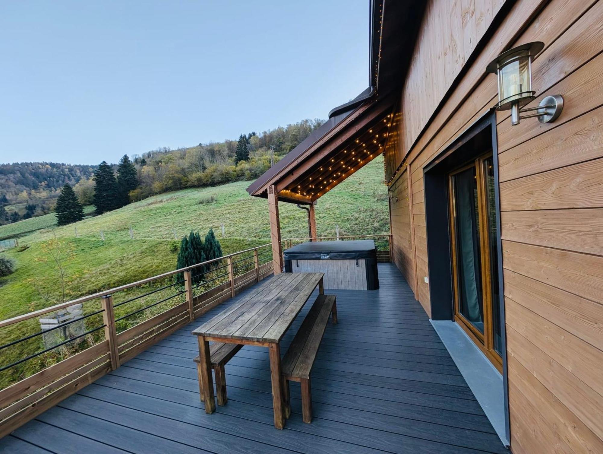 Villa Casa De Monzel With 6-Person Jacuzzi & Panoramic View La Bresse Exterior foto